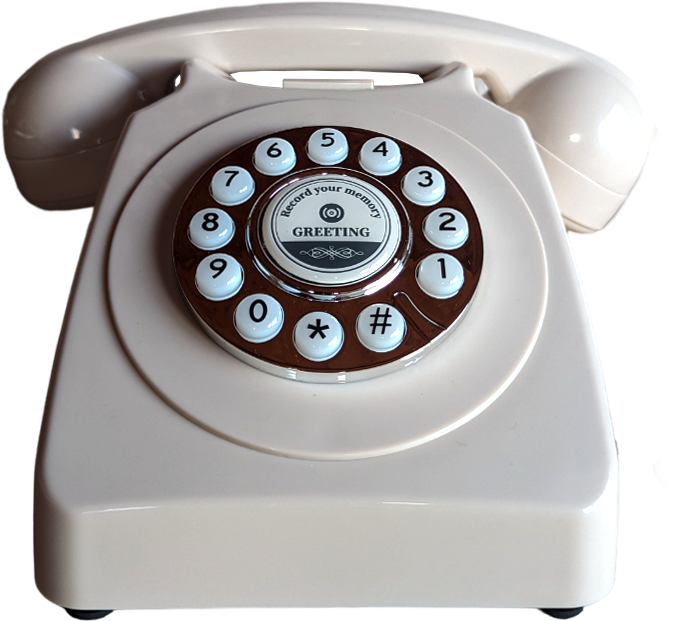téléphone beige livre d'or audio