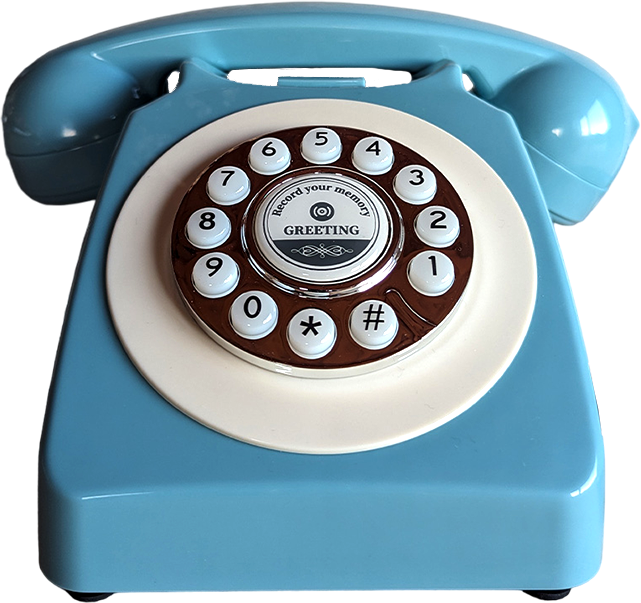 téléphone bleu livre d'or audio